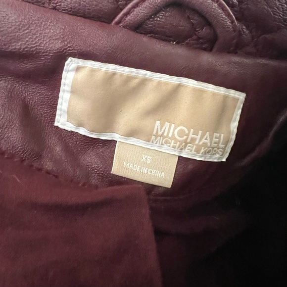 Michael Kors Leather Jacket - Picture 6 of 8